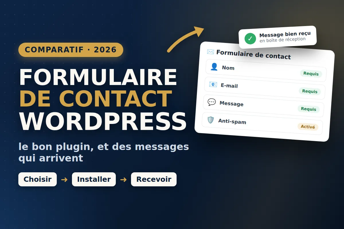 Formulaire de contact WordPress : quel plugin choisir