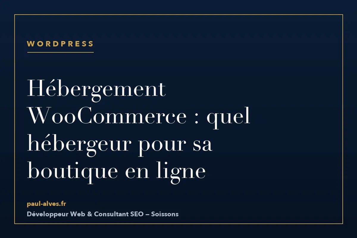Hébergement WooCommerce : quel hébergeur pour sa boutique en ligne [2026]