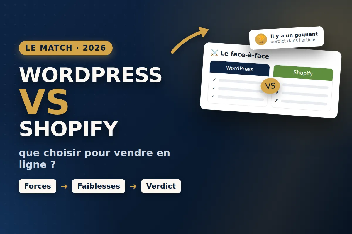 WordPress ou Shopify : que choisir pour vendre en ligne ?