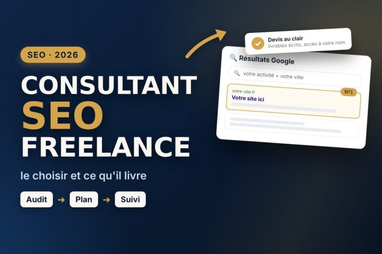 Consultant SEO freelance : le choisir et ce qu’il livre
